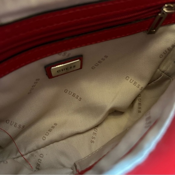 Guess Cherie Convertible Crossbody Flap Bag in Red - Picture 8 of 16